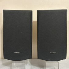 SHARP Speaker Set CP-C2610 Black 5W - 4" - 6 OHMS Tested  Working