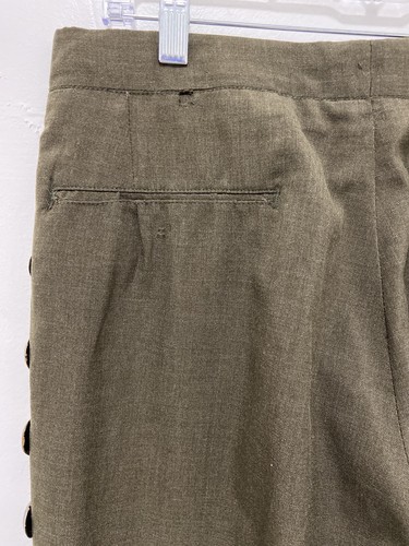RARE VINTAGE MEXICAN CHARRO MARIACHI WESTERN COWBOY COIN WOOL PANTS 60'S? 34x28 - Picture 8 of 24