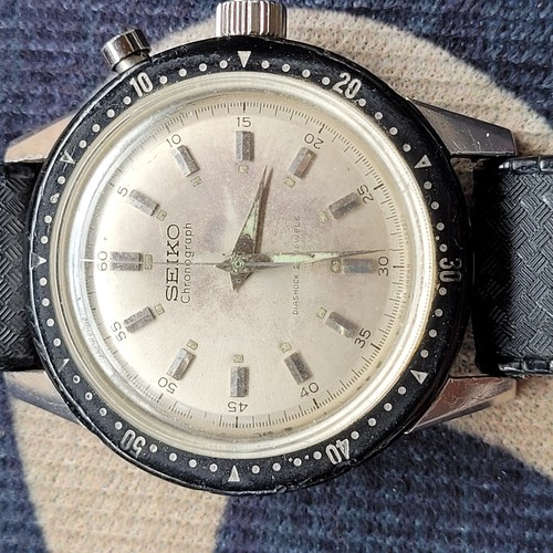 Seiko chronograph one button 45899 - Picture 4 of 7
