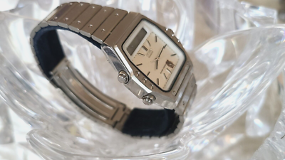 1981 SEIKO Sports 100 H357-55160 Japan Analog Digital 35mm Watch 1981 SEIKO Sports 100 H357-55160 Japan Analog Digital 35mm Watch