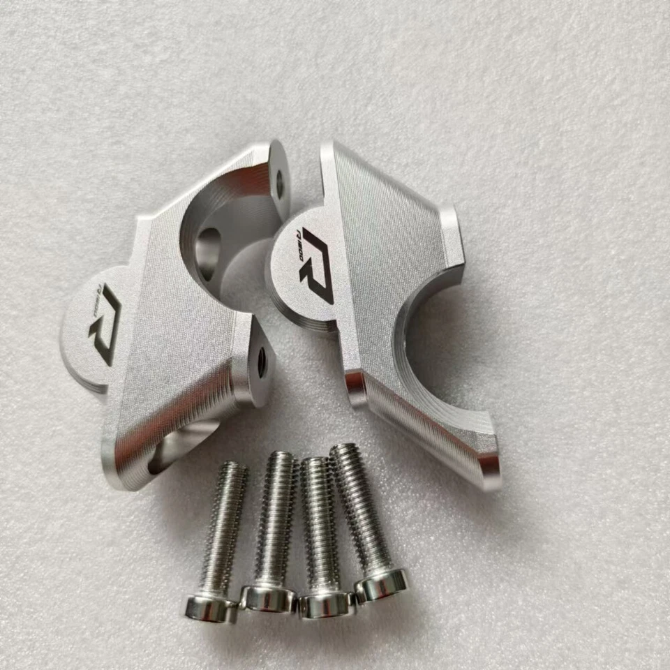 Elevador de manillar CNC para BMW R1200R LC 2015-2019 2018 montaje de abrazadera de elevación Foto 2 de 4