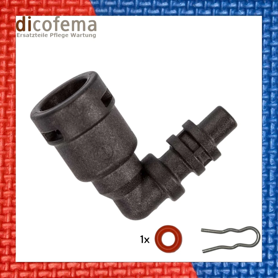 DICOFEMA Jura Ventilanschluss V3A inkl. 1x Klammer und Dichtung 5130906