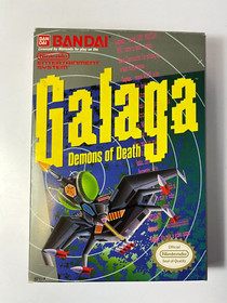 Galaga Demons of Death Nintendo NES *CIB, PI&Ugrave; BELLO*