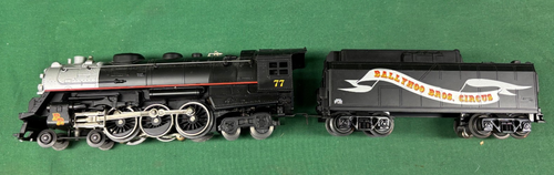 Lionel O Gauge #6-38034 Ballyhoo Bros. 4-6-4 Hudson Steam Locomotive & Tender - 第 1/10 張圖片