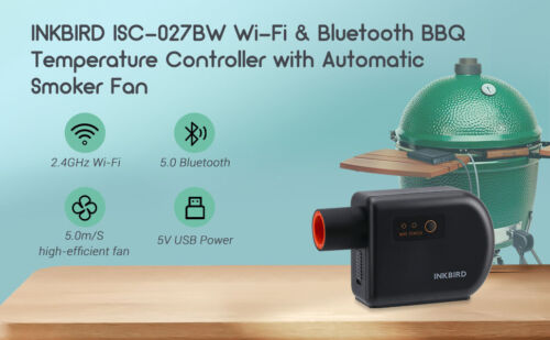 Wi-Fi & Bluetooth BBQ Smoker Temperature Controller with Automatic Smoker Fan, - Picture 15 of 21