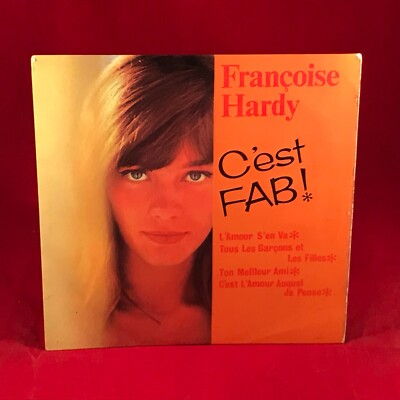 FRANÇOISE HARDY C'est Fab! 1964 UK 4-track 7'' vinyl EP L'Amour S'en Va original