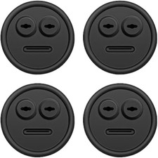 4 Pezzi Termometro e Gommino per Sonda per Barbecue Grill Compatibile con Weber