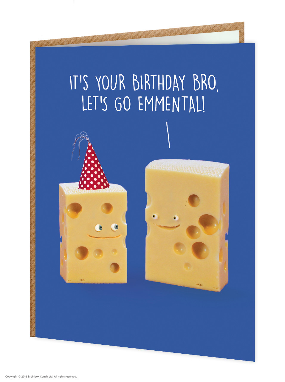 Brother Bro Birthday Greetings Card Funny Comedy Humour Novelty Cheese Joke