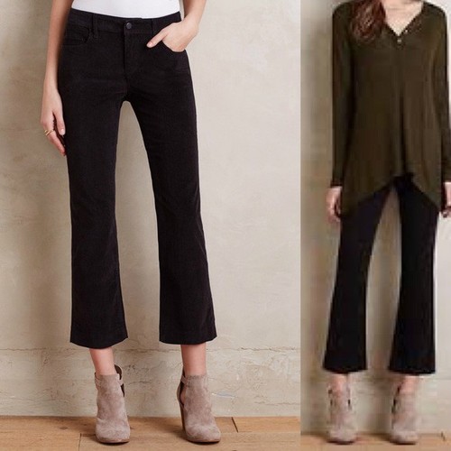 Stet Crop Cords Corduroy Flare Jeans 