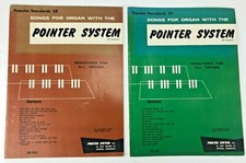 1959 Songs For Organ With The Pointer System Songbook Book 28 29 2 Books