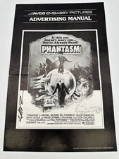 Phantasm Advertising Pressbook Cult Horror Film Signed 1979 17x11" RARE AVCO