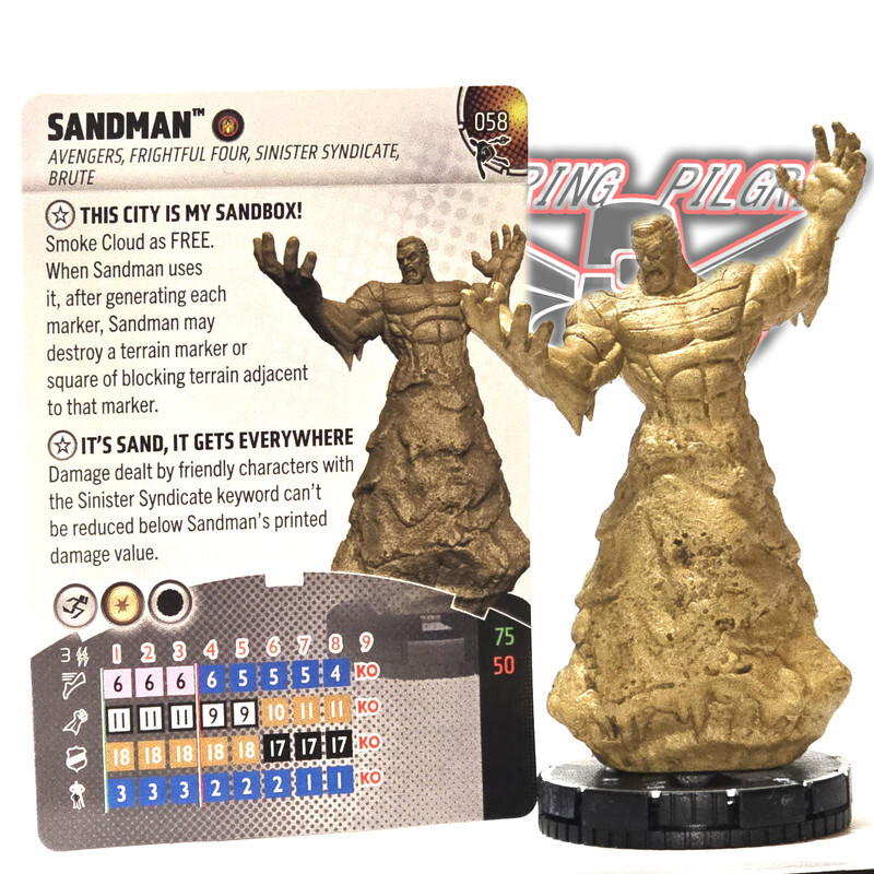 Marvel Heroclix SANDMAN - 058 - CHASE Spider-Verse Set #58 | eBay