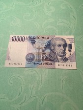 10000 Lire VOLTA FDS serie E occhi scuri BLU decreto 10-09-1992 rif.BI 872A+++++