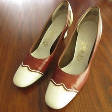 ORIGINAL MOD TWIGGY LATE 60s VINTAGE Risque Womens Shoes NOS Size 7.5 Jazz Style