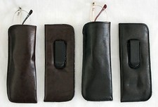 Eyeglass Case Half-Eye with Clip for Readers or Small Frames 6-3/8 x 2-1/2 in.
