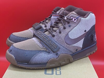Travis Scott Cactus Jack Nike Air Trainer 1 SP Wheat Brown Size 12 13  DR7515-200 | eBay