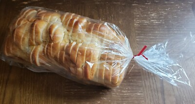 #ad 100 1000 Clear Bread Bags w Twist Ties Bagel Popcorn Muffin Bakery Open Top $83.99