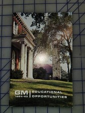 1964 1965 GM Educational Opportunities Brochure