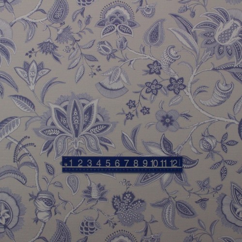 Tela floral jacobea azul niebla P KAUFMANN CAMPO DE SUEÑOS POR YARDA 54"W - Imagen 2 de 5