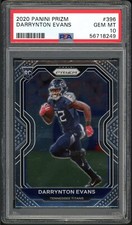 DARRYNTON EVANS 2020 Panini Prizm Rookie RC Card #396 Bears GEM MINT PSA 10