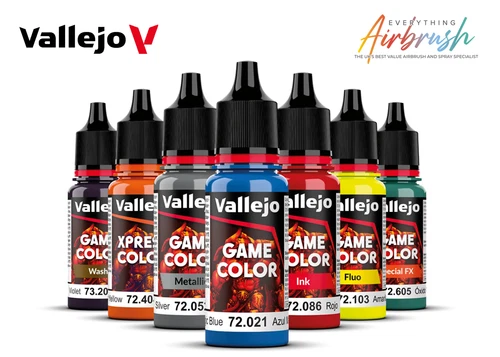 AV Vallejo | Couleur du jeu | Gamme complète | Nouvelle formule (bouteilles de 18 ml)