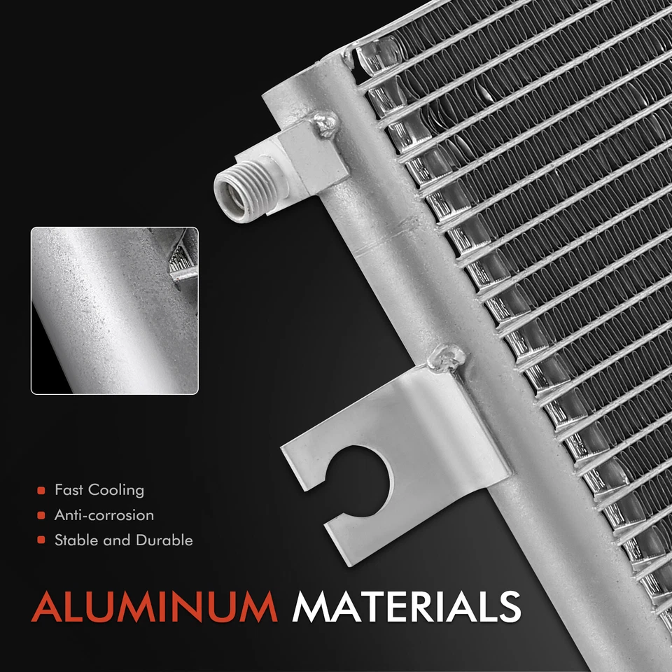 Condensador de CA con soporte para camioneta Toyota 1984 1985 1986 1987 1988 2,4 L 3,0 L Foto 2 de 4