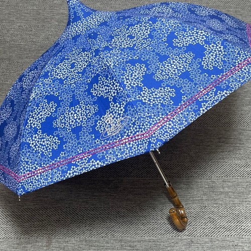 Vivienne Westwood Floral UV Rain Umbrella Parasol Stylish Designer Japan