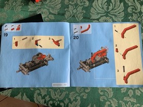 LEGO Technic 8272, two-in-one, Bulldozer & Snowmobile Set; 331 pc., adult Owned