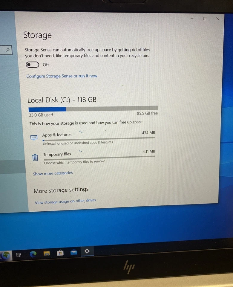 HP Elitebook 840 G5 14 Silver FHD i5-8350U 1.70GHz 8GB 256GB SSD w/ac aadapter  - Image 4 of 4