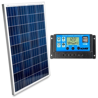 100W Solar Panel with Charge Controller For Residential Industrial & Off-Grid