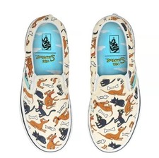 Vans X The Simpsons Family Pets Classic Slip on Skate Shoe - Big Kid Size 5.5 Jr