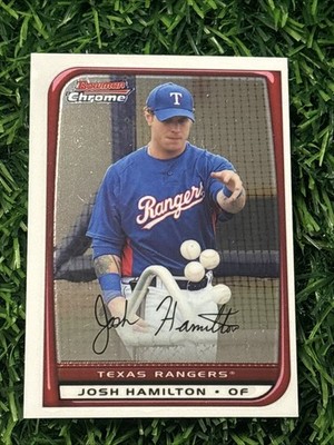2008 Bowman Chrome #174 Josh Hamilton Texas Rangers