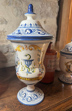 GRANDE VASO DA FARMACIA - VASO DA FARMACISTA - ceramica - Radix Turpethi