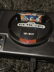 Sega Genesis Model 1 Console Bundle w/ 2 OEM Controllers + 6 Games Sonic NFR