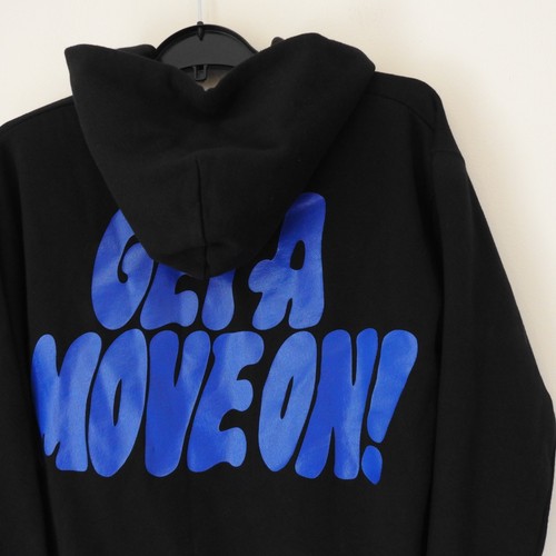 Uniqlo x Verdy Oversized Hoodie Black XS NWT Get A Move On Graphic Rare - Picture 18 of 20