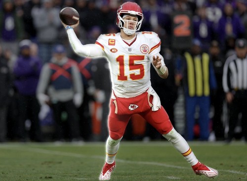 XL 48 Patrick Mahomes #15 Vapor FUSE Elite Jersey Blanco Chiefs Capitán NKH Parche - Imagen 3 de 17