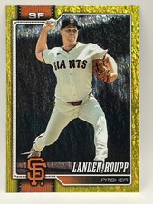 LANDEN ROUPP SHORT PRINT YELLOW HOLO FOIL GIANTS 224/399 2026 TOPPS SERIES 1 #29