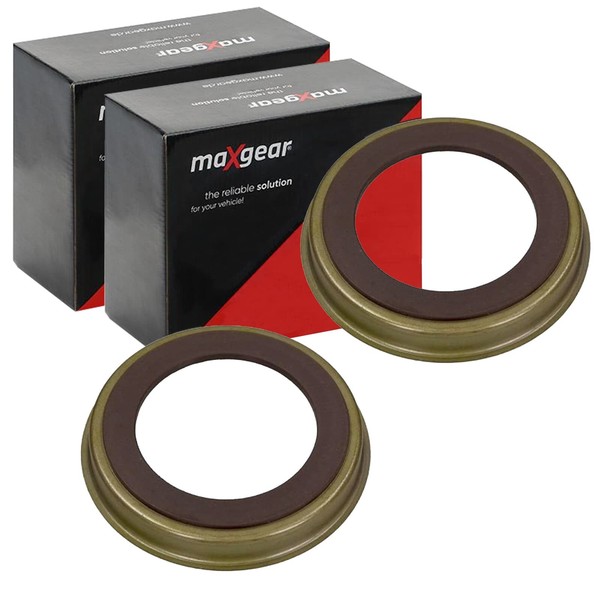 2X Maxgear ABS-SENSORRINGE Hinten Beidseitig Passend FÜR Ford KA Opel Corsa-image
