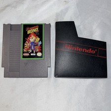 James Bond Jr. NES Nintendo & Dust Sleeve Authentic Cleaned, Tested Working