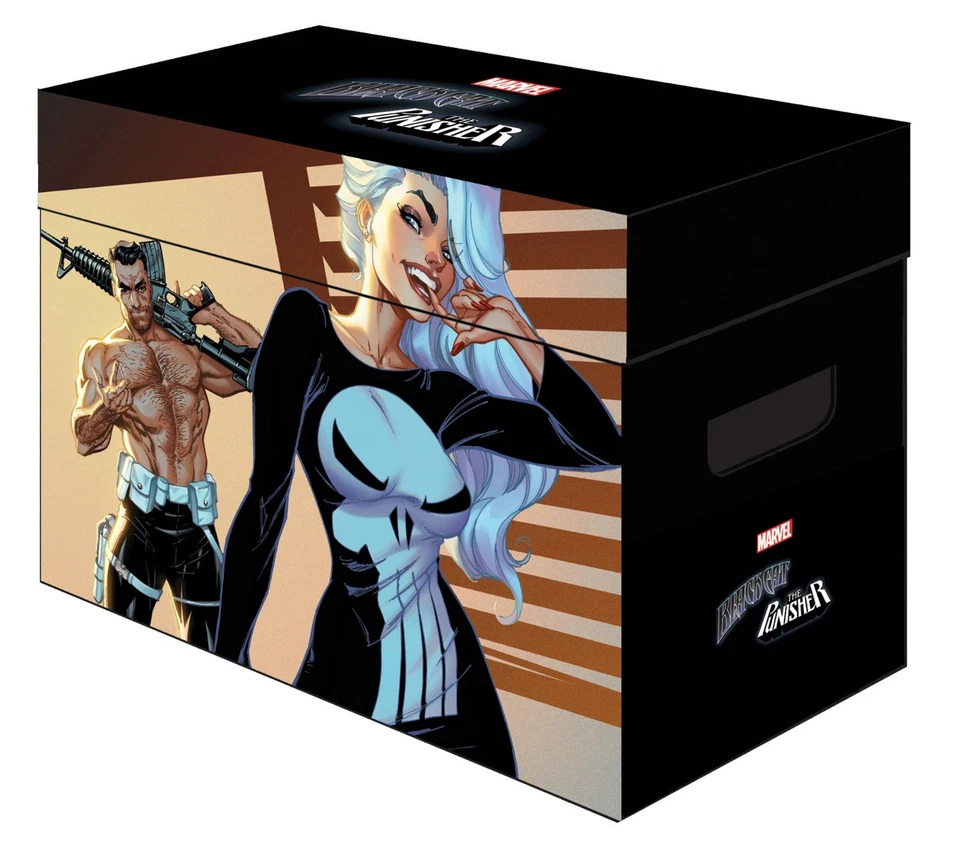MARVEL BLACK CAT & PUNISHER GRAPHIC SHORT COMIC BOX - Bild 1 von 1