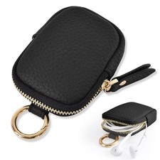 Earphone Case, Earphone Pouch, Mini Pouch, Headphone Storage Bag, Pu Leather, C