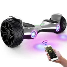 TST Electric Hoverboard 8.5'' Off-road LED Front Light Self Balance E-Scooter US