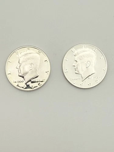 Lot Of 2  1992-S Silver Proof Kennedy Half Dollar Proof 90% Silver #211
