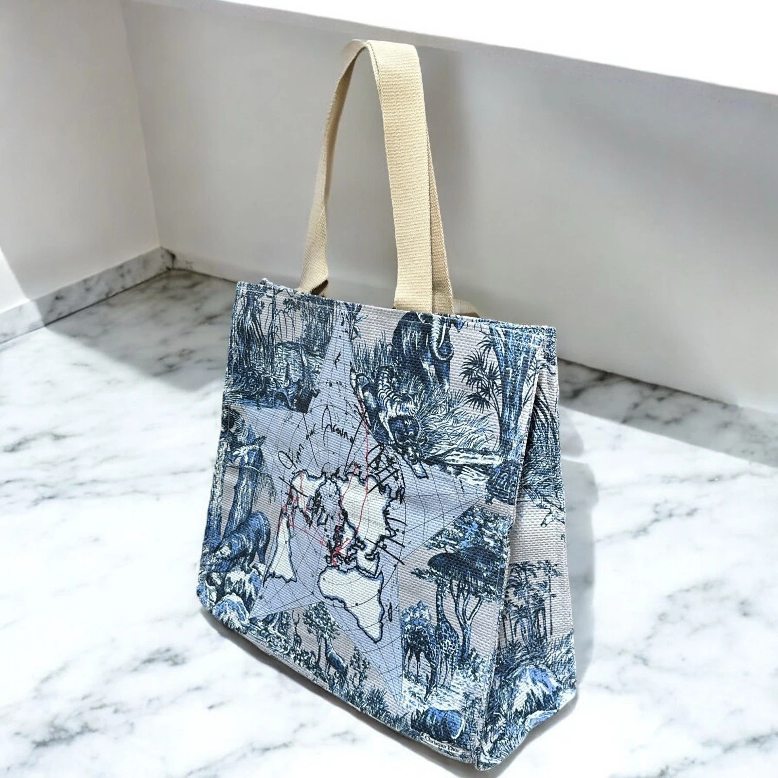 Sac fourre tout Christian Dior Autour du monde cadeau VIP avec boîte ou carte