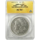 1882 O/S VAM-3 Flush Top 100 Morgan Silver Dollar AU 53 ANACS SKU:CP80