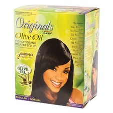 Africa s Best Organics Olive Oil Conditioning Relaxer System Regular Twin Kit