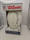 Earl Campbell & Randy White Signed Wilson NFL Football Slight Smudge No COA