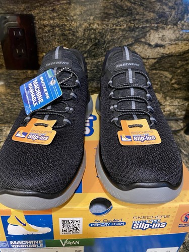 NUOVE scarpe slip-in da uomo Skechers Summits ad alta gamma, taglia 10,5 - Foto 2 di 5