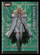 2026 Topps Chrome Marvel Comics #34 Emma Frost Storm's Green Lightning #/99