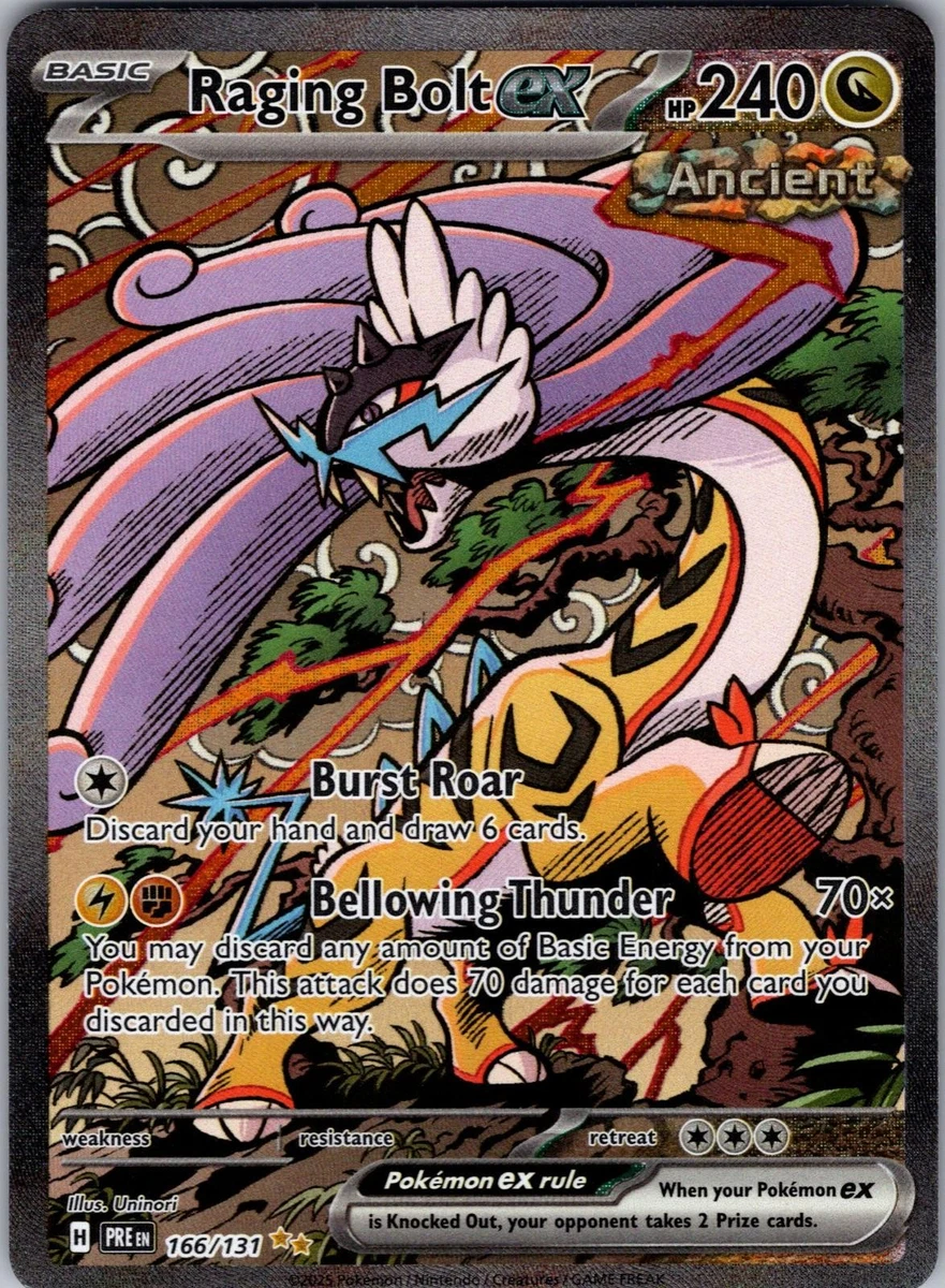 Raging Bolt Ex 166/131 Prismatic Evolutions for sale | eBay